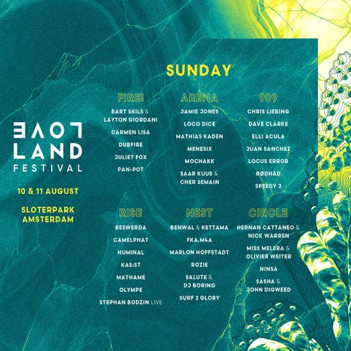 Dave Clarke at Loveland Festival (Amsterdam - NL) - 11 August 2024