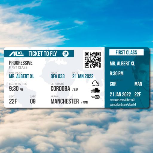 TICKET TO FLY Special Edition JAN-2022 (PROGRESSIVE) TO BEACH RADIO, UK