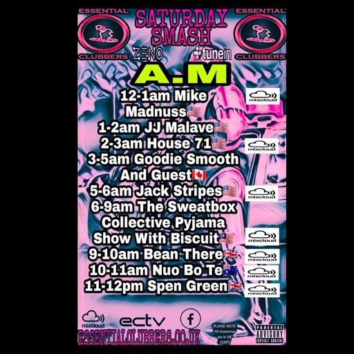 Biscuit-Saturday Pajama Show-The Trippy Edition-Live on Essential Clubbers Radio 2.04.2022