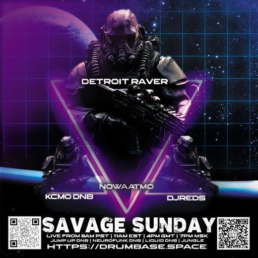 TDC: SAVAGE SUNDAY - LIVE! on drumbase.space [06.23.24]