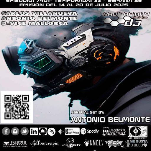 Radioactivo DJ 29-2025 Carlos Villanueva, Antonio Belmonte & D-Vice Mallorca