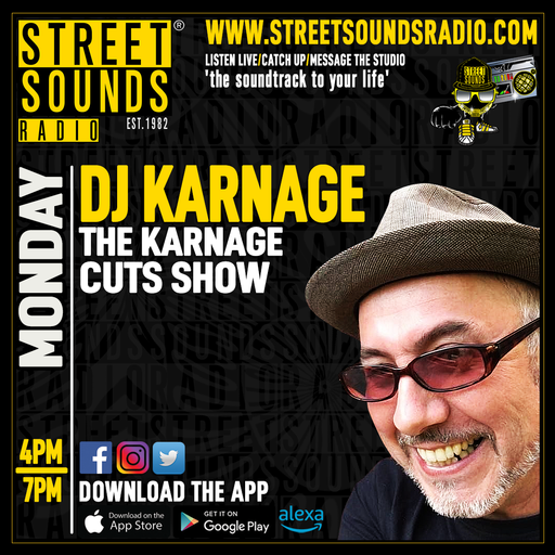 DJ Karnage - Karnage Cuts Show on Street Sounds Radio 1600-1900 06/01/2025