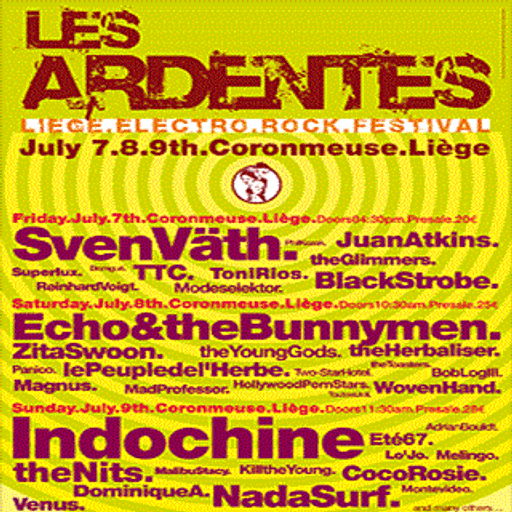 Juan Atkins at "Les Ardentes" @ Parc Astrid (Liège - Belgium) - 7 July 2006