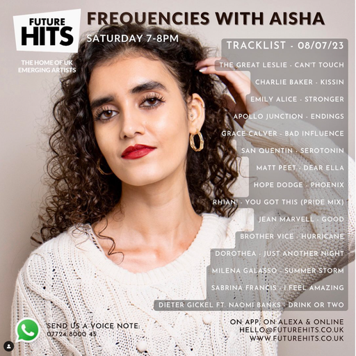 Frequencies with Aisha - Saturday 8th July