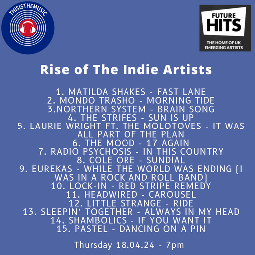 RISE OF THE INDIE ARTISTS 18.04.24