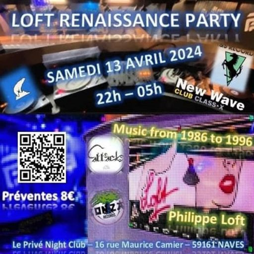 Philippe at "Loft Renaissance Party" @ Le Privé Nightclub (Naves-France) - 13 April 2024