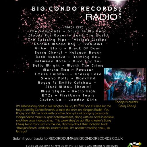 Big Condo Records Radio Show – Sorry Cheryl (18/02/2026)