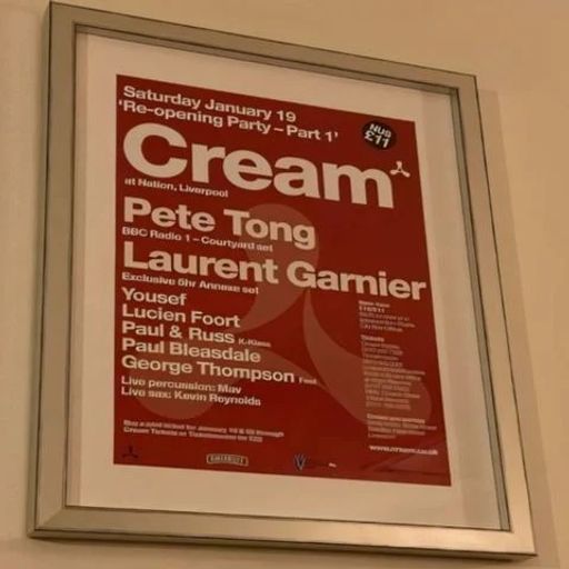 Laurent Garnier at "Cream Re-Opening Party - Part 1" @ Nation (Liverpool-UK) - 19 January 2002