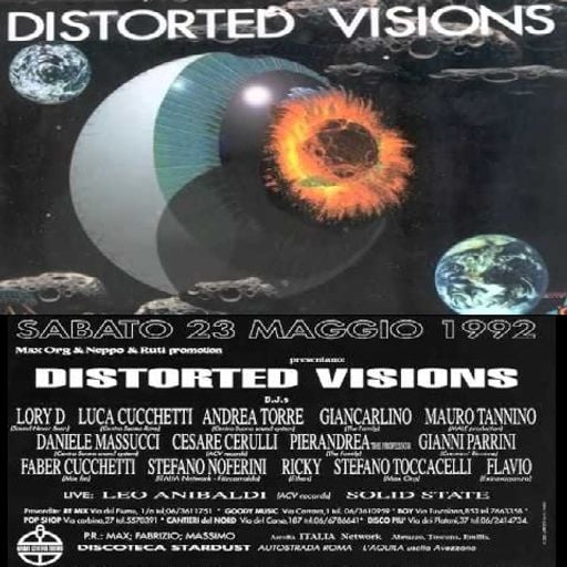 Leo Anibaldi LIVE & Lory D at "Distorted Visions" @ Discoteca Stardust (Rome - Italy) - 23 May 1992