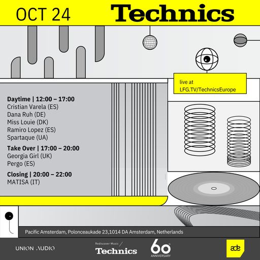 Cristian Varela at "Technics Sound Sessions x ADE Special" (Amsterdam-NL) - 24 October 2025