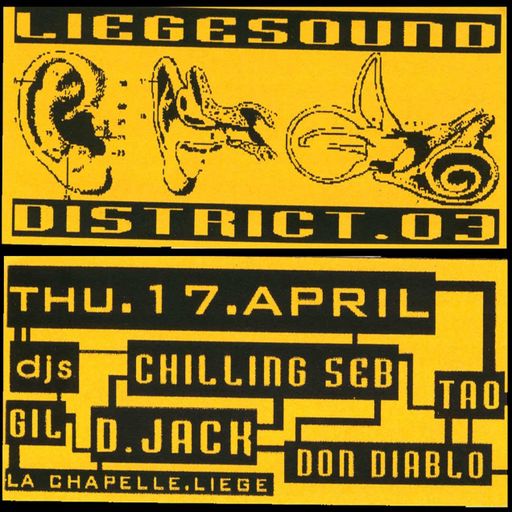 D-Jack at "Liegesound District.03" @ La Chapelle (Liège - Belgium) - 17 April 1997