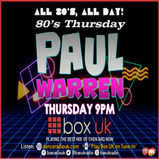 Paul Warren - 80's Thursday - Box UK - 18-08-2022