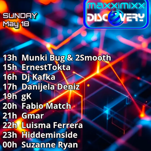 "SCHUMANN INTERFERENCE"  MAXXIMIXX DISCOVERY RADIO STATION SESSION 5/17/2026 SET# 71 SERIES # 3
