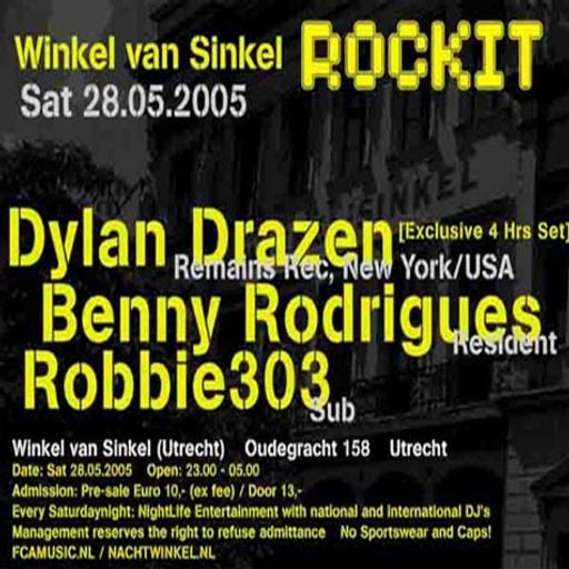 Dylan Drazen at "Rockit" @ Winkel Van Sinkel (Utrecht - NL) - 28 May 2005