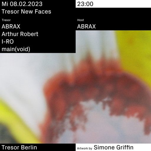 main(void) LIVE at "New Faces X ABRAX" @ Tresor (Berlin-Germany) - 8 February 2023
