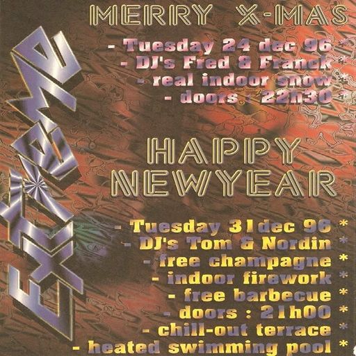 Tom Leclercq at "Happy New Year" @ Extreme (Affligem - Belgium) - 31 December 1996