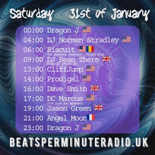 Biscuit & Wavey-Saturday Pajama Show- Live on Beats Per Minute Radio 31.1.2026