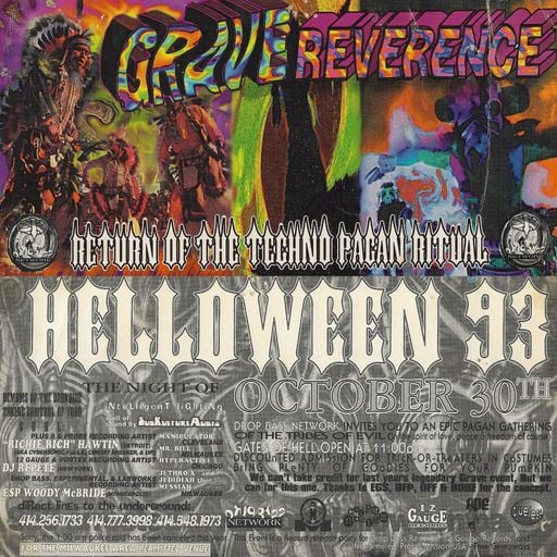 Woody McBride at "Grave Reverence - Helloween 93" (Milwaukee-USA) - 30 October 1993