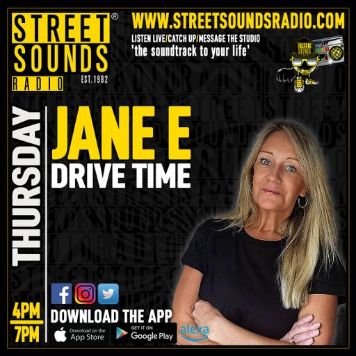 Drivetime with Jane E on Street Sounds Radio 1600-1900 14/08/2025