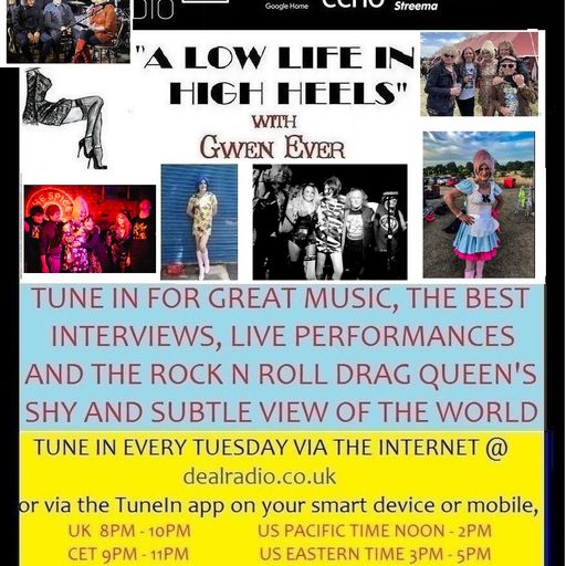 A LOW LIFE IN HIGH HEELS WITH GWEN EVER RADIO SHOW 15TH APRIL 2025 EDITION