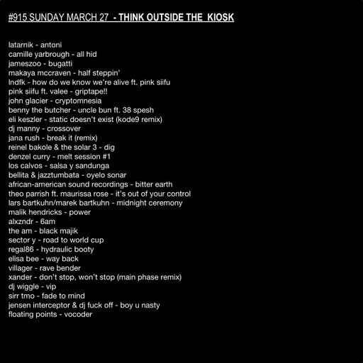 #915 NEW JANA RUSH | SSIR TMO | PINK SIIFU | DENZEL CURRY | DJ MANNY | THEO PARRISH | VILLAGER...