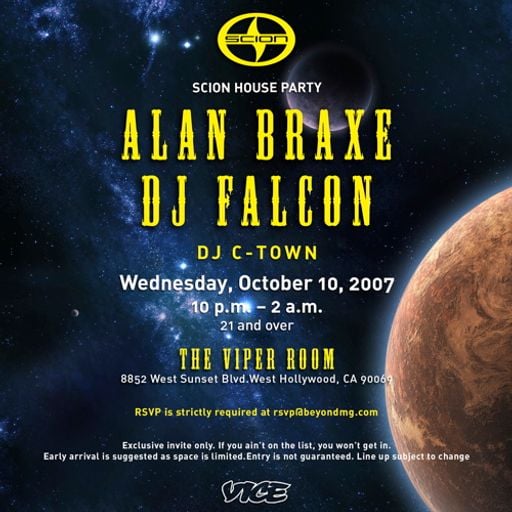 2007-10-10 - Alan Braxe, SebastiAn, DJ Falcon @ The Viper Room, Hollywood