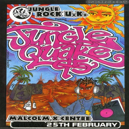 Micky Finn w/ Spice, Demon Rockers  - Jungle Rock 'Jungle Quake 95 - Malcolm X, Bristol - 25.2.95