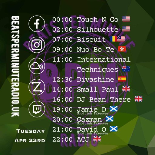Biscuit-Tuesday Drum and Bass Crunch-Live on Beats Per Minute Radio 23.04.2024