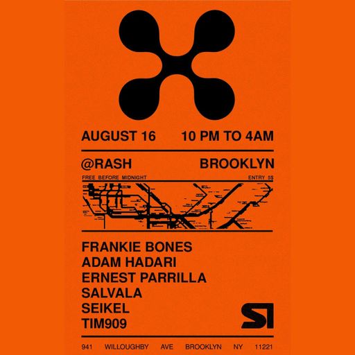Frankie Bones at "South First Release Party" @ Rash (Brooklyn-USA) - 16 August 2025