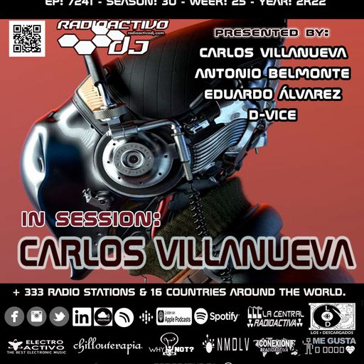 RADIOACTIVO DJ 25-2022 BY CARLOS VILLANUEVA, ANTONIO BELMONTE, EDUARDO ÁLVAREZ & D-VICE MALLORCA