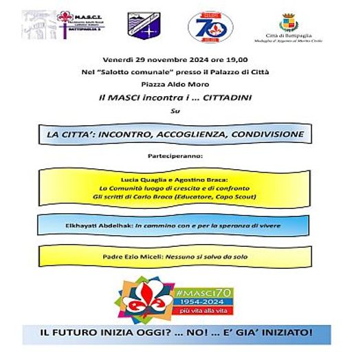 La città: incontro, accoglienza, condivisione