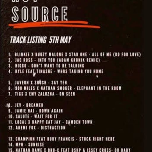 Hot Source with Prits - Friday 5th May