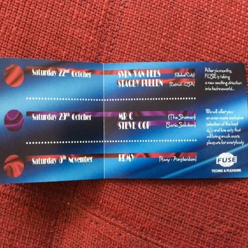 Mr C at Fuse (Brussels - Belgium) - 29 October 1994