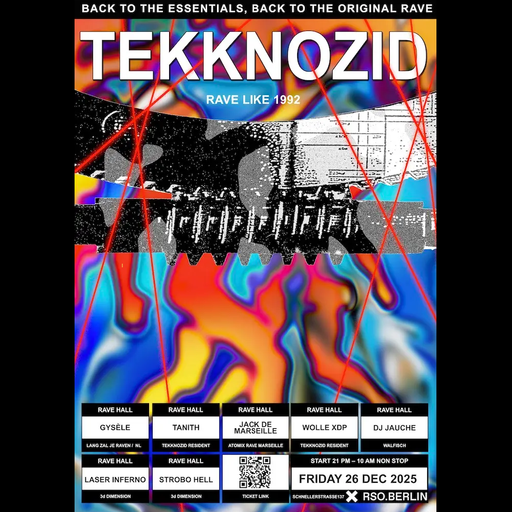 DJ Jauche (warming up) at "Tekknozid - Rave Like 1992" @ R.S.O (Berlin-Germany) - 26 December 2025
