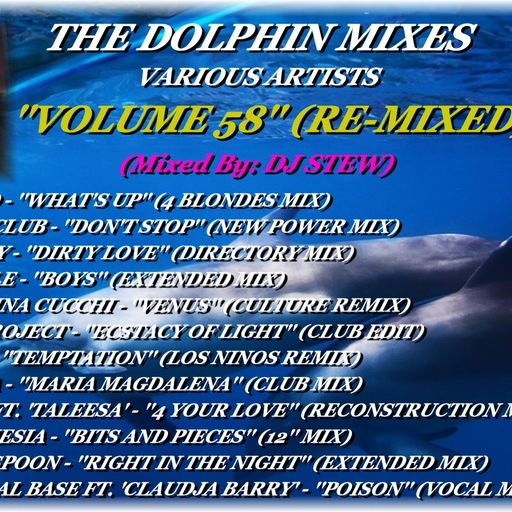 THE DOLPHIN MIXES - VARIOUS ARTISTS - ''VOLUME 58'' (RE-MIXED)
