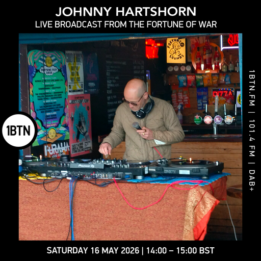 Johnny Hartshorn live broadcast from the Fortune Of War - 16.05.26