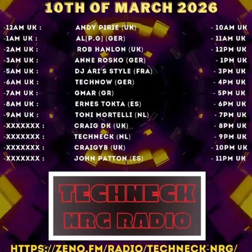 GMar on TECHNO  TUESDAY #22 TECHNECK NRG  10.03.2026