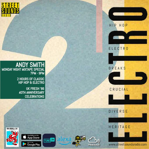 Andy Smith - Monday Mixtape Special on Street Sounds Radio 1900-2100 26/01/2026