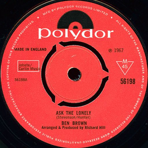 NORTHERN SOUL – ASK THE LONELY