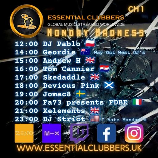 Tom Cannier - Monday Madness on Essential Clubbers - 290523 - Tech House