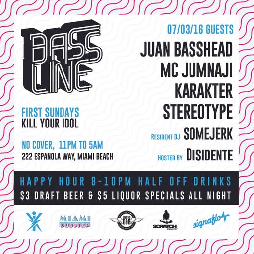 BassLine 02 - House / Garage / Breaks (Opening Set) @ Kill Your Idol, Miami