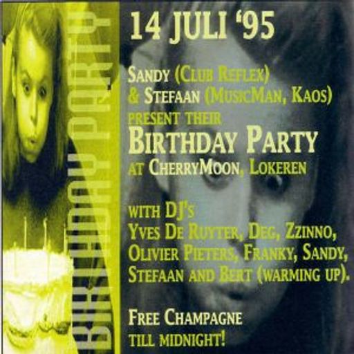 Yves De Ruyter at "Stefaan & Sandy's Birthday" @ Cherry Moon (Lokeren) - 14 July 1995