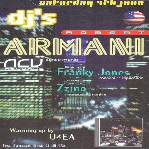 Robert Armani at Rave-Zone Montini (Sint-Truiden - Belgium) - 9 June 1997