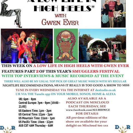 A LOW LIFE IN HIGH HEELS WITH GWEN EVER RADIO SHOW 3RD OCTOBER 2018 EDITION