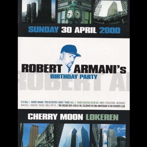 Dave Davis & Robert Armani at "Robert Armani's Birthday Party" @ Cherry Moon (Lokeren)-30 April 2000