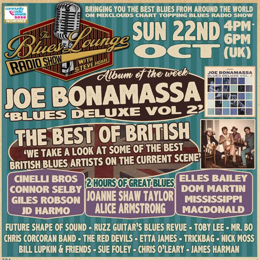 The Blues Lounge 22nd Oct '23 - ft Joe Bonamassa Blues Deluxe Vol 2 and Best of British Blues