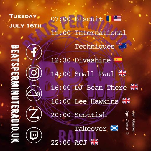 Biscuit-Tuesday Drum and Bass Crunch- Live on Beats Per Minute Radio 16.7.2024