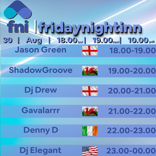 fni presents: fridaynightinn (30th August 2024)