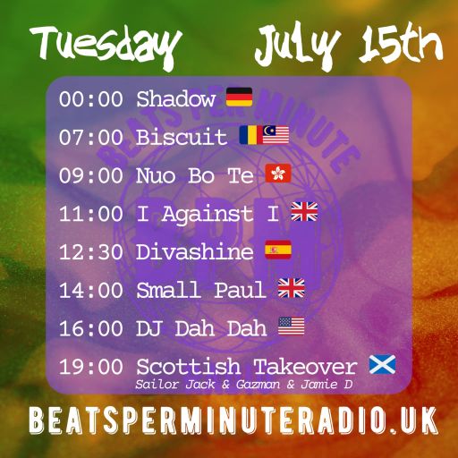 Biscuit- Tuesday Drum and Bass Crunch- Live on Beats Per Minute Radio 15.7.2025