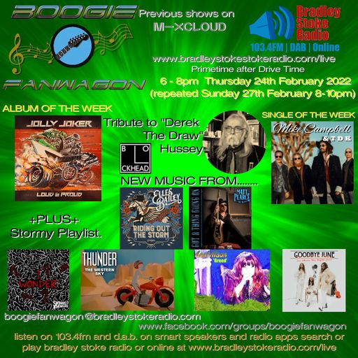 Boogie Fanwagon 24th February 2022